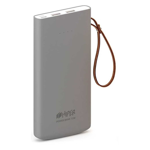 фото Внешний аккумулятор (power bank) hiper travel10k, 10000мaч, серый