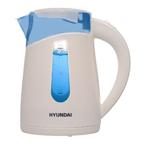 фото Чайник электрический hyundai hyk-p2030, 2200вт, кремовый