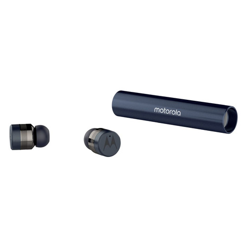 фото Наушники с микрофоном motorola vervebuds 300, bluetooth, вкладыши, темно-синий [sh032rb]