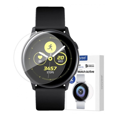 

Пленка защитная Samsung araree Pure Diamond Film для Samsung Galaxy Watch Active2 [gp-tfr820kdatr], araree Pure Diamond Film