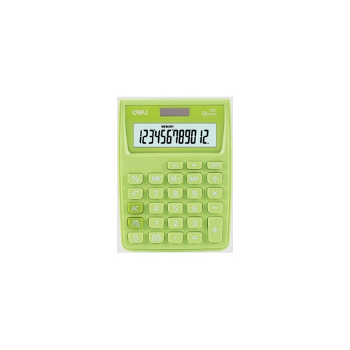 

Калькулятор Deli E1238/GRN, 12-разрядный, зеленый, E1238/GRN