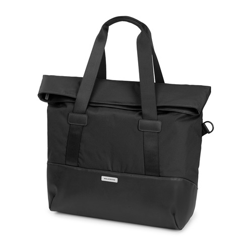 фото Сумка moleskine metro weekender tote (et82mtwtobk) 40x38x15см полиамид черный