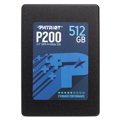 

SSD накопитель PATRIOT P200 P200S512G25 512ГБ, 2.5", SATA III