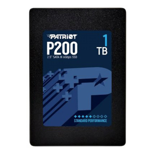 

SSD накопитель Patriot P200 P200S1TB25 1ТБ, 2.5", SATA III, P200S1TB25
