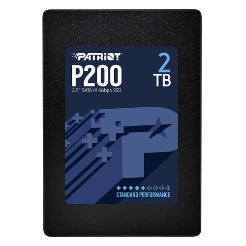 

SSD накопитель PATRIOT P200 P200S2TB25 2ТБ, 2.5", SATA III