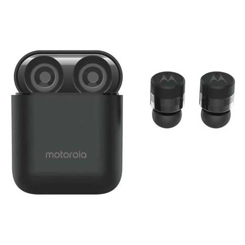 фото Наушники с микрофоном motorola vervebuds 110, bluetooth, вкладыши, черный [sh039bk]