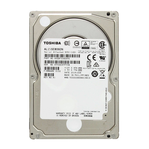 

Жесткий диск Toshiba SAS 3.0 600Gb AL15SEB060N (10500rpm) 128Mb 2.5", AL15SEB060N