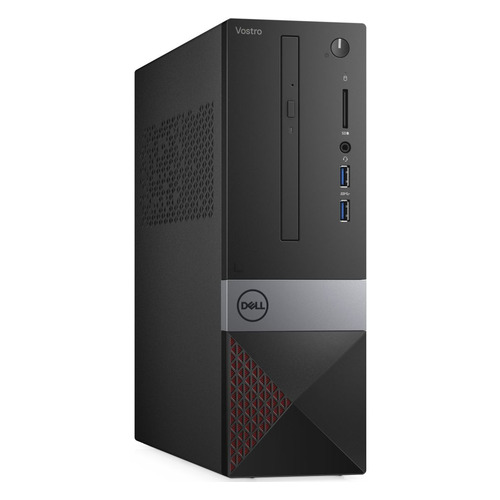 фото Компьютер dell vostro 3471, intel core i3 9100, ddr4 4гб, 1000гб, intel uhd graphics 630, dvd-rw, cr, linux ubuntu, черный [3471-2776]