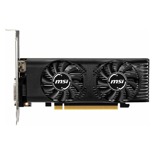 

Видеокарта MSI nVidia GeForce GTX 1650 , GTX 1650 4GT LP, 4ГБ, GDDR5, Low Profile, Ret, GTX 1650 4GT LP
