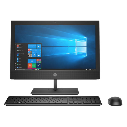 фото Моноблок hp proone 400 g5, 20", intel core i5 9500t, 8гб, 256гб ssd, intel uhd graphics 610, dvd-rw, windows 10 professional, черный [7ph16ea]