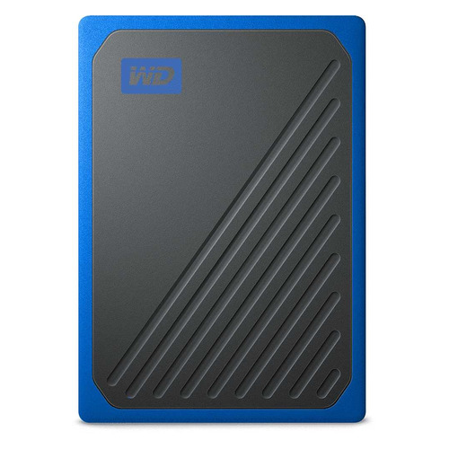

Внешний диск SSD WD My Passport Go WDBMCG0010BBT-WESN, 1ТБ, черный, Черный и синий, WDBMCG0010BBT-WESN