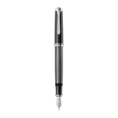 

Ручка перьев. Pelikan Souveraen M605 (PL813600) Stresemann EF золото 14K покрытое родием подар.кор., M605