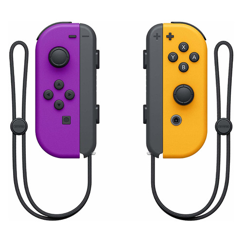 

Беспроводной контроллер Nintendo Joy-Con для Nintendo Switch, фиолетовый неоновый/оранжевый неоновый [nt431310], Joy-Con