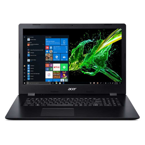 фото Ноутбук acer aspire 3 a317-51-5771, 17.3", intel core i5 10210u 1.6ггц, 4гб, 128гб ssd, intel uhd graphics , windows 10, nx.hlyer.00a, черный