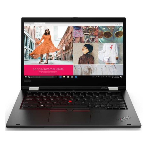 фото Ноутбук-трансформер lenovo thinkpad l13 yoga, 13.3", ips, intel core i5 10210u 1.6ггц, 8гб, 256гб ssd, intel uhd graphics , windows 10 professional, 20r50004rt, черный