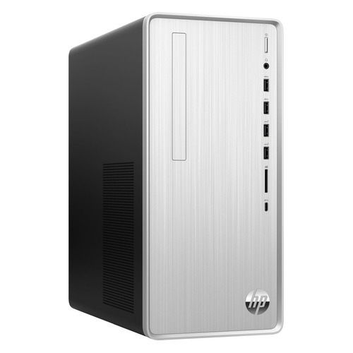 фото Компьютер hp pavilion tp01-0018ur, amd ryzen 3 3200g, ddr4 8гб, 1000гб, amd radeon vega 8, cr, windows 10, серебристый [8ke42ea]