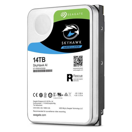 фото Жесткий диск seagate skyhawkai st14000ve0008, 14тб, hdd, sata iii, 3.5"