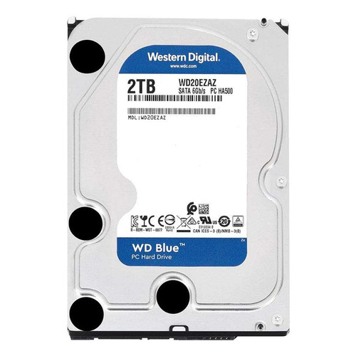 фото Жесткий диск wd blue wd20ezaz, 2тб, hdd, sata iii, 3.5"