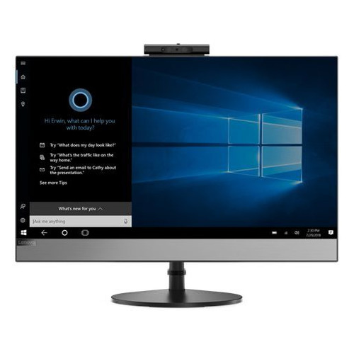 фото Моноблок lenovo v530-24icb, 23.8", intel core i5 9400t, 8гб, 256гб ssd, amd radeon 530 - 2048 мб, dvd-rw, windows 10 professional, черный [10ux006pru]