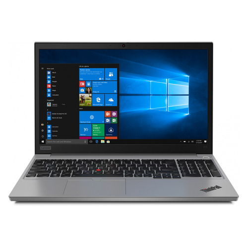 фото Ноутбук lenovo thinkpad e15-iml t, 15.6", wva, intel core i7 10510u 1.8ггц, 8гб, 256гб ssd, intel uhd graphics , windows 10 professional, 20rd0012rt, серебристый