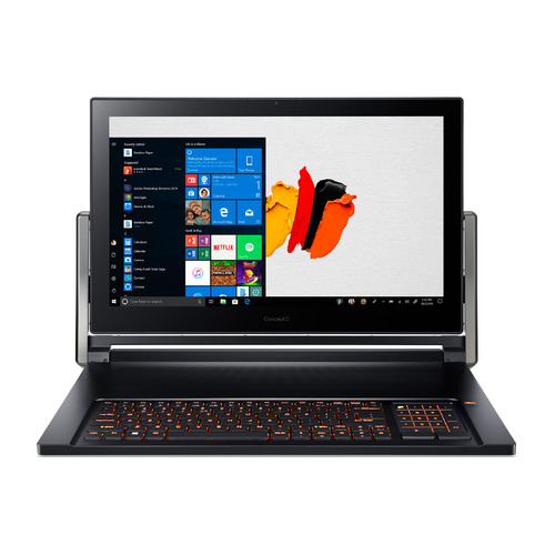 фото Ноутбук-трансформер acer conceptd 9 cn917-71-964c, 17.3", ips, intel core i9 9980hk 2.4ггц, 32гб, 1тб + 1тб ssd, nvidia geforce rtx 2080 - 8192 мб, windows 10 professional, nx.c4ler.003, черный