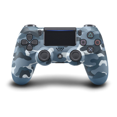 

Геймпад Беспроводной PLAYSTATION Dualshock 4, Bluetooth, для PlayStation 4, синий камуфляж [ps719726111]