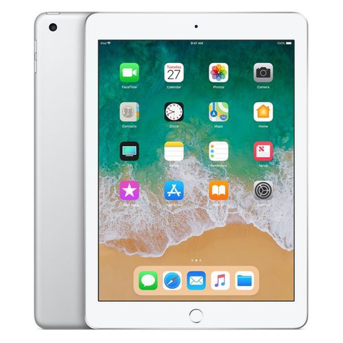 

Планшет APPLE iPad 2018 128Gb Wi-Fi + Cellular MR732/A, 2GB, 128GB, 3G, 4G, iOS серебристый