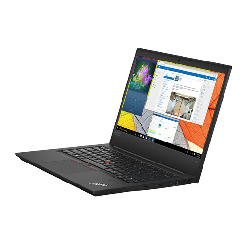 фото Ноутбук lenovo thinkpad e495, 14", ips, amd ryzen 5 3500u 2.1ггц, 8гб, 1000гб, 256гб ssd, amd radeon vega 8, windows 10 professional, 20ne000grt, черный