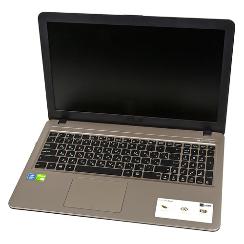 фото Ноутбук asus vivobook x540mb-gq020, 15.6", intel pentium silver n5000 1.1ггц, 4гб, 500гб, nvidia geforce mx110 - 2048 мб, dvd-rw, endless, 90nb0iq1-m02250, черный