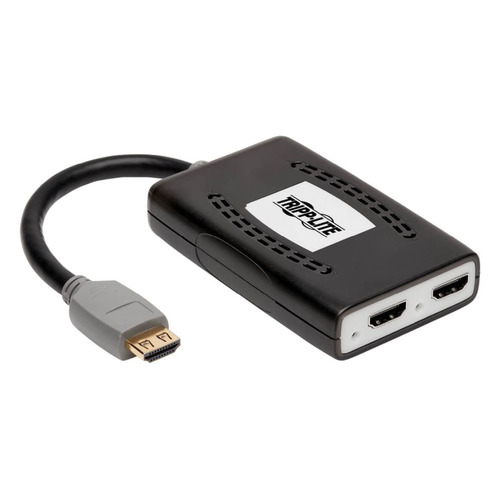 фото Сплиттер аудио-видео tripplite b118-002-hdr-v2, hdmi (m) - 2хhdmi (f) , ver 2.0, 0.15м, ф/фильтр, черный/серый