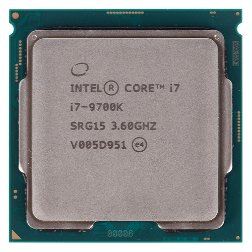 

Процессор INTEL Core i7 9700K, LGA 1151v2, OEM [cm8068403874215s rg15], 9700K