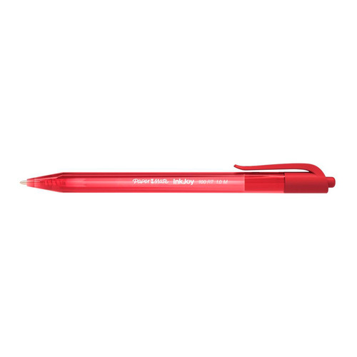 

Упаковка шариковых ручек PAPER MATE InkJoy 100 RT, авт., 1мм, красный [s0957050] 20 шт./кор., InkJoy 100 RT