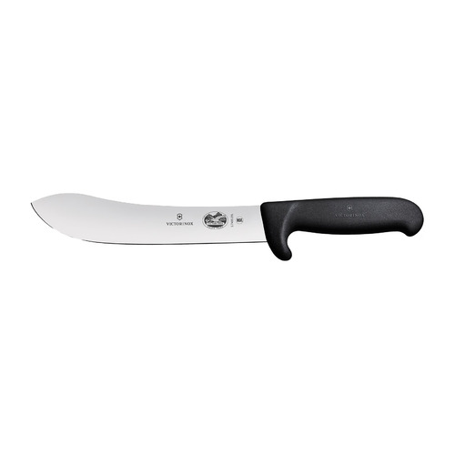 

Нож кухонный Victorinox Butchers Safety Nose, разделочный, 200мм, стальной, черный [5.7403.20l], Butchers Safety Nose