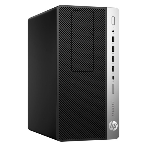 фото Компьютер hp prodesk 600 g5, intel core i5 9500, ddr4 16гб, 512гб(ssd), intel uhd graphics 630, dvd-rw, windows 10 professional, черный [7ac28ea]