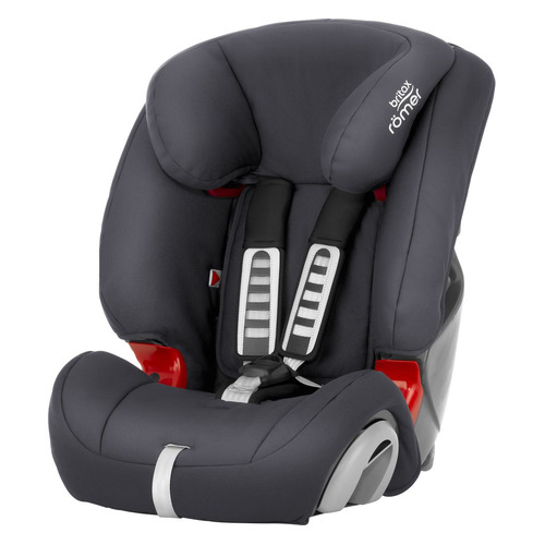 фото Автокресло детское britax roemer evolva 123, 1/2/3, от 9 мес до 12 лет, серый