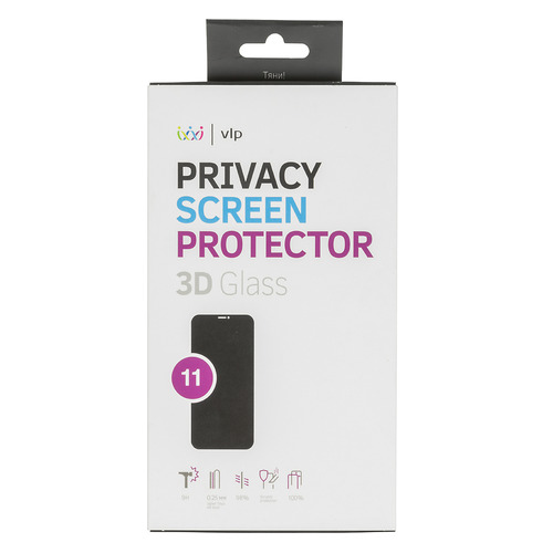 

Пленка защиты информации для экрана VLP Privacy для Apple iPhone 11 74 х 148 мм, конфиденциальная, 1 шт [vlp-3dglp19-61], VLP Privacy