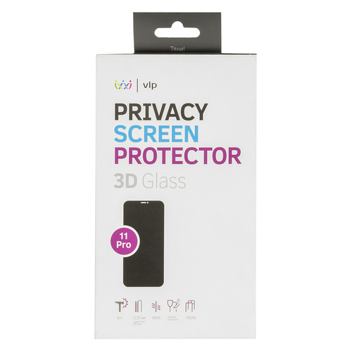 

Пленка защиты информации для экрана VLP Privacy для Apple iPhone 11 Pro 71 х 140 мм, конфиденциальная, 1 шт [vlp-3dglp19-58], VLP Privacy