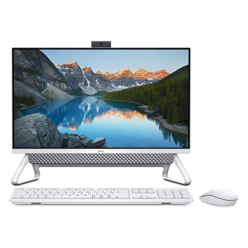 фото Моноблок dell inspiron 5490, 23.8", intel core i5 10210u, 8гб, 1000гб, 256гб ssd, nvidia geforce mx110 - 2048 мб, windows 10 professional, серебристый [5490-3950]