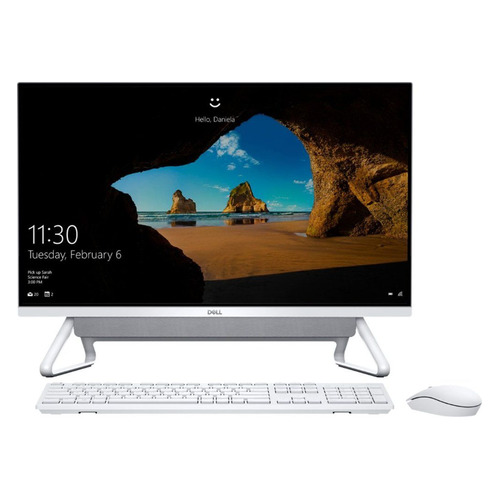 фото Моноблок dell inspiron 7790, 27", intel core i5 10210u, 8гб, 1000гб, 256гб ssd, nvidia geforce mx110 - 2048 мб, windows 10 professional, серебристый [7790-4032]