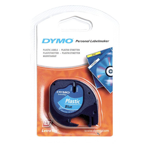 

Картридж DYMO LT, черный / голубой / 12мм, черный шрифт, голубой фон, 4м ( S0721650, LT