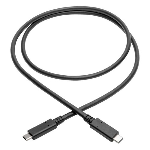 фото Кабель tripplite u420-003-g2-5a, usb type-c (m), usb type-c (m), 0.9м, черный