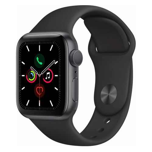 

Смарт-часы APPLE Watch Series 5 40мм, темно-серый / черный [mwv82/a]