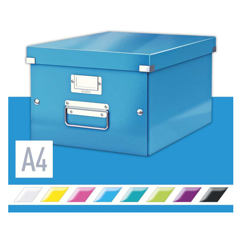 

Короб для хранения Leitz Click & Store, картон, синий [60440036], Click & Store