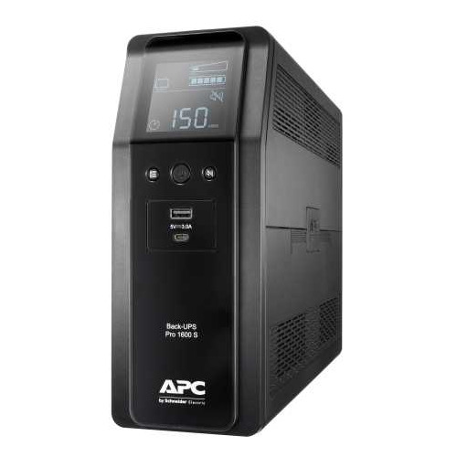 

ИБП APC Back-UPS Pro BR1600SI, 1600ВA, Черный, BR1600SI