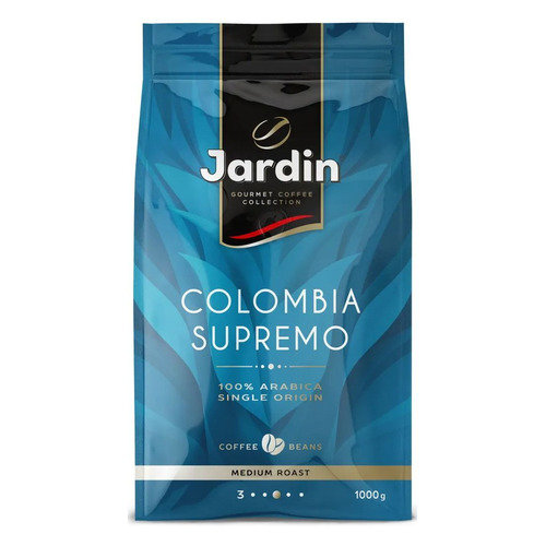 

Кофе зерновой JARDIN Colombia Supremo, средняя обжарка, 1000 гр [0605-06], Colombia Supremo