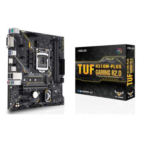 фото Материнская плата asus tuf h310m-plus gaming r2.0, lga 1151v2, intel h310, matx, ret