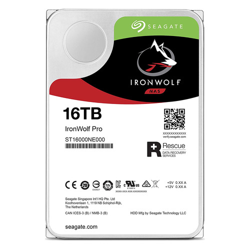 фото Жесткий диск seagate ironwolf pro st16000ne000, 16тб, hdd, sata iii, 3.5"