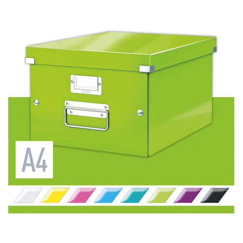 

Короб для хранения Leitz Click & Store, картон, зеленый [60440054], Click & Store