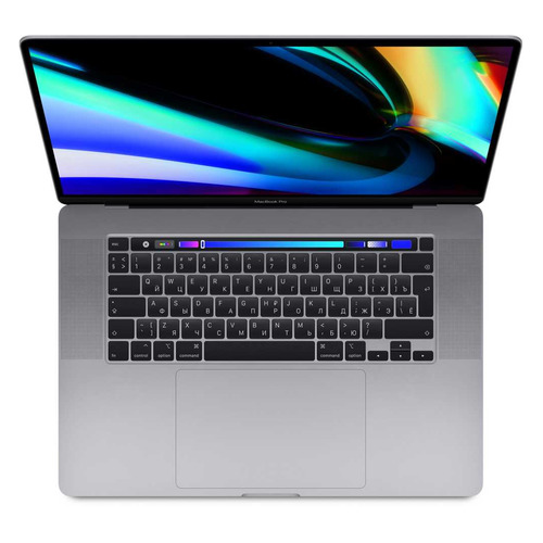 фото Ноутбук apple macbook pro mvvk2ru/a, 16", ips, intel core i9 9880h 2.3ггц, 16гб, 1тб ssd, radeon pro 5500m - 4096 мб, macos, mvvk2ru/a, серый