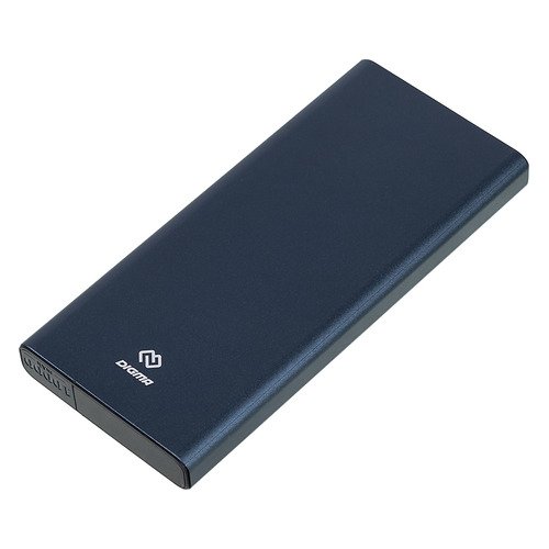 фото Внешний аккумулятор (power bank) digma power delivery dgt-10000, 10000мaч, синий [dgt-10000-bl]